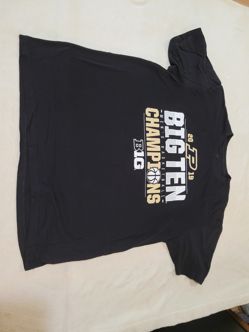 Purdue Black 2019 Big Ten Champions Tshirt XXL